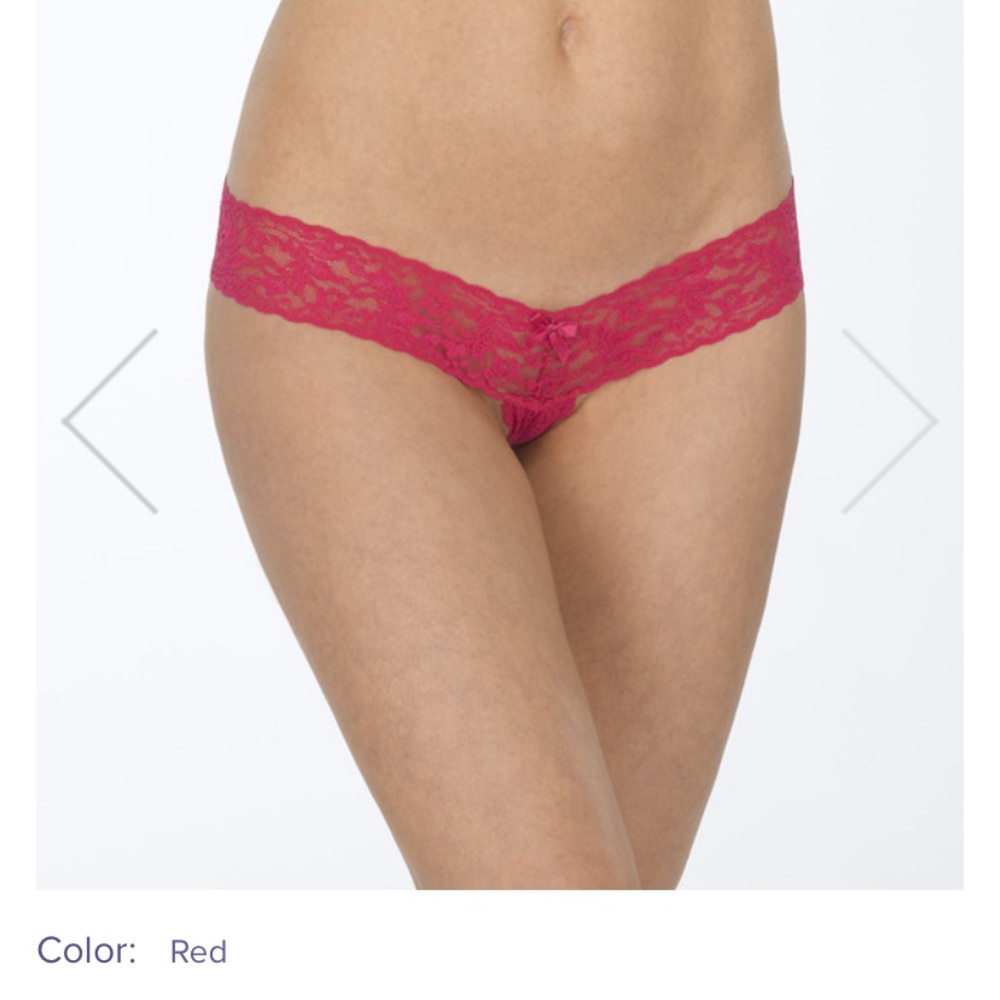 🍄Red Crotchless G String